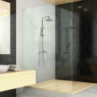 Dušas kolonna ar termostatu, lietus dušu D30cm un rolas dušu, teleskopiska, RamonSoler hroms