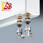 Apakšas pieslēgumi  CALEFFI VK stūra 1/2'' M