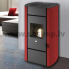 Granulu kamīns Eva Calor STELLA 11.5 kW sarkans