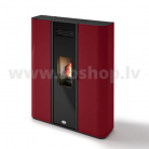 Granulu kamīns Eva Calor DIVA NEW 9,4 kW sarkans