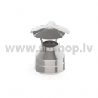 UMK Skursteņa nobeigums, dubultsienu, D200x280, AISI439/439, 0.5/0.5mm