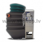 Bioloģiska attīrīšanas iekārta Delfin 6RLMPremium MBBR