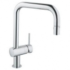GROHE virtuves maisītāji Minta U-veida integr.izvelk.izteci-pārsl, hroms