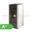 Granulu kamīns Eva Calor DELIA 9,5kW sarkans