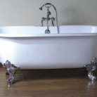 Čuguna vanna EMĪLIJA 1850x770x745 ar hromētām kājām