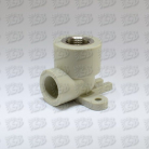 P Sienas līkums d16*1/2` plastmasas