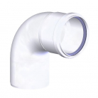 Kondensācijas katlu skursteņu līkumi D60/100 90gr CG