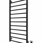 MARIO Dvieļu žāvētājs LEED elektrisks 1170x530mm melns matēts