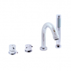 RAV SEINA vannas maisītāji 4-ceļu, keramikas pārslēdzējs, ar izvelkamu dušas šļūteni 2