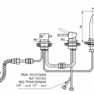 RAV SEINA vannas maisītāji 4-ceļu, keramikas pārslēdzējs, ar izvelkamu dušas šļūteni 2