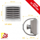 Gaisa pūtējs Volcano EC VR MINI 3-20kW NEW 0455