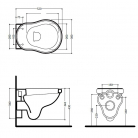 WC Pods RETRO piekarams +  vāks
