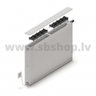 KERMI X-Flair FTV multi 33-500*1000 radiators ar ventilatoru apakšas pieslēgumu