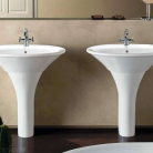 HATRIA SCULTURE izlietne 77x58cm ar pjedestālu