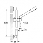 GROHE SENA dušas garnitūra hroms