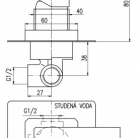 RAV LOIRA dušas maisītāji bez pārslēga LR583
