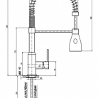 RAV SEINA virtuves maisītāji ar atsperi hroms, SE917.