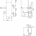 RAV COLORADO vannas maisītāji CO154.5/1, hromēt