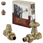 Carlo Poletti Ventīļu komplekts TAISNS 1/2` x 1/2`, bronza