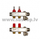 SSM-2F Kolektors 2+2ar plūsmas mērītāju 1" DANFOSS