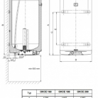 Dražice elektriskie, piekaramie, vertikālie boileri OKCE 200