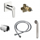 ORAS SAGA iebūvējms maisītājs ar bidettas rokas dušu, hroms