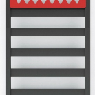 Dvieļu žāvētājs TERMA VIVO 1150x500mm RAL9005 matēts MELNS