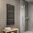 Dvieļu žāvētājs TERMA WARP T 1110x500cm,RAL9005 melns matēts