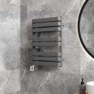 Dvieļu žāvētājs TERMA WARP T 1110x500mm Metallic grey krāsa