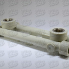 P Sienas līkums dubults d20*1/2 plastmasas