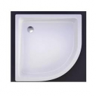 Akmens masas paliktnis R-90, 90x90x25cm pusaplis ar paneli, BEZ sifona