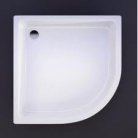 Akmens masas paliktnis R-100*100 pusap.balts ar paneli, BEZ sifona