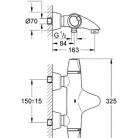 GROHE dušas maisītaji, Termostats Grohtherm 3000