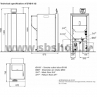 Granulu kamīns CentroPelet ZVB II 20kW ar centralapkuri, Touch