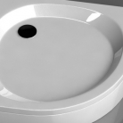 Akmens masas paliktnis RS-90*90 pusaplis ar paneli BEZ sifona