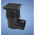 Lietus ūdens noteces KVB DN110 C melna