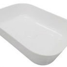 Izlietne HATRIA HAPPY HOUR 18:00S, 55x38x15cm, balta liekama uz virsmas