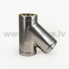 PRO Skursteņa Izolēts trejgabals D130/230 45gr. ar noslēgkorķi