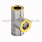 PRO Skursteņa Izolēts trejgabals D130/230 90gr.ar tīrāmo lūku un kond savāc