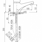 RAV SAZAVA E izlietnes maisītāji SA026.5