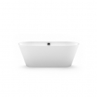 VISPOOL brīvstāvošā vanna SELENE 1585*640*610mm ar noplūdes sifonu, balta