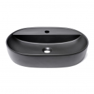 Izlietne HAPPY HOUR 12:00MF 57x38x15cm ar vietu maisītājam, black matt