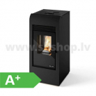 Granulu kamīns Eva Calor RITA PLUS 9,5kW melns