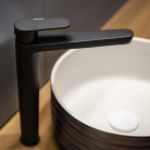 Maisītājs Izlietnei ALEXIA bez noplūdes RamonSoler melns matēts