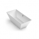 Brīvstāvoša Vanna ERUNNA 1752x805x605mm balta ar noplūdes sifonu. Akmens masa.