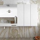 Mēbeļu komplekts STRATOS LINEAR 06 balts