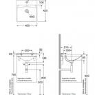 Izlietne BUDDY 40x42 balta
