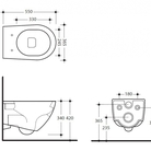 WC Pods AQUATECH piekarams KERASAN