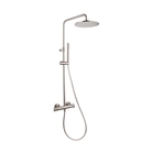 Dušas kolonna ALEXIA ar termostatu, rokas dušu un lietus dušu D30cm, RamonSoler brushed nickel