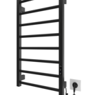MARIO Dvieļu žāvētājs LEED elektrisks 770x430mm melns matēts